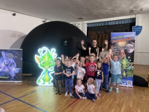 mobilne planetarium w przedszkolu